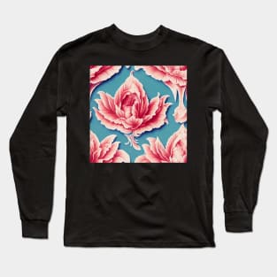 Rococo floral pattern, model 14 Long Sleeve T-Shirt